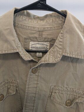 Vintage Tan button down shirt